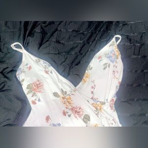 Small white flower romper from garage